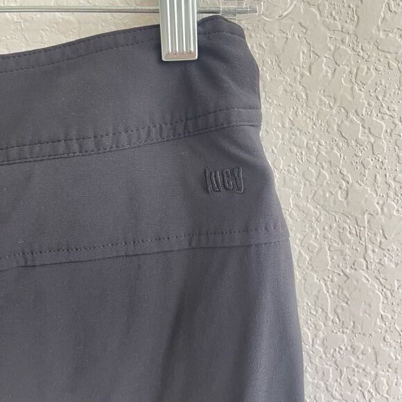 Lucy Activewear Stretch Pull On Black Athletic Skirt Pockets Small Athleisure - Picture 3 of 9